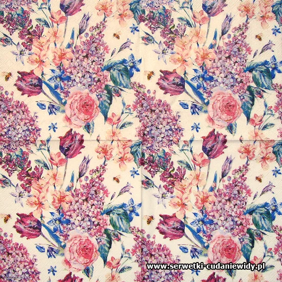 8835 Flower Composition White