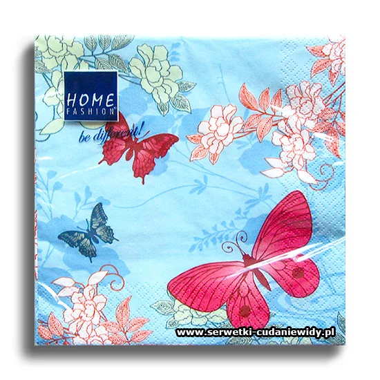 9005PACZKA Three Buterflies Blue
