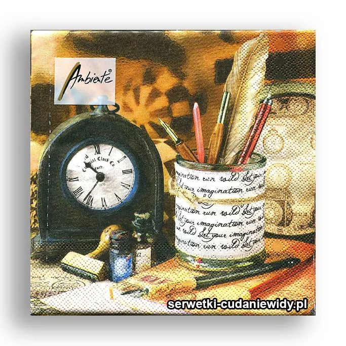 9010PACZKA Biurko Artysty