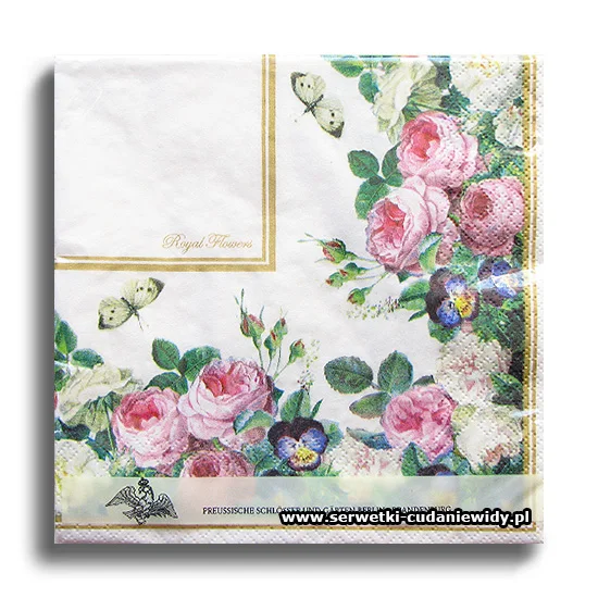 9128PACZKA Royal Flowers