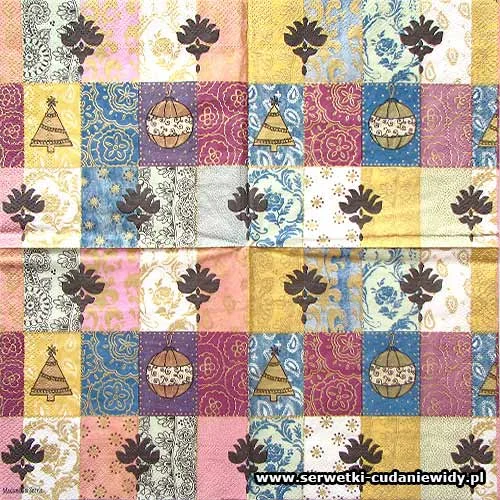 9199 Patchworki,Bombki I Choinki