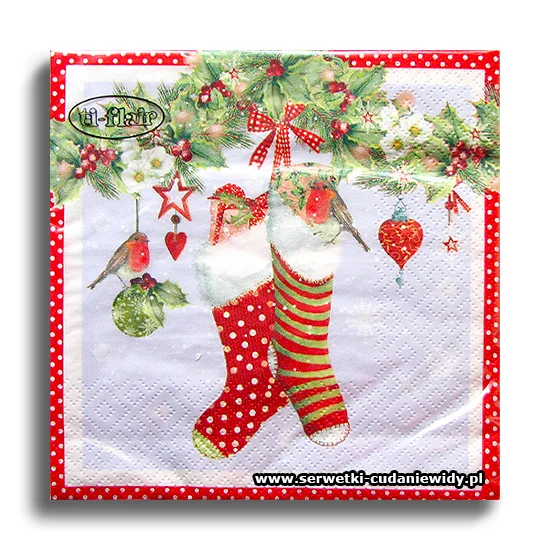 9387PACZKA Chaussettes Avec Guirlande