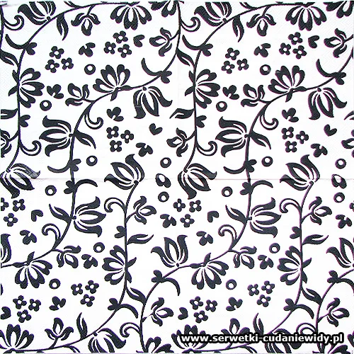 9446 Floral Black