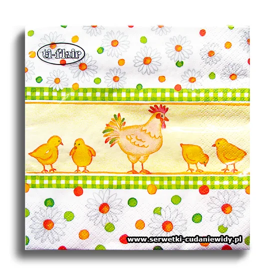 9493PACZKA Chicks And Daisies