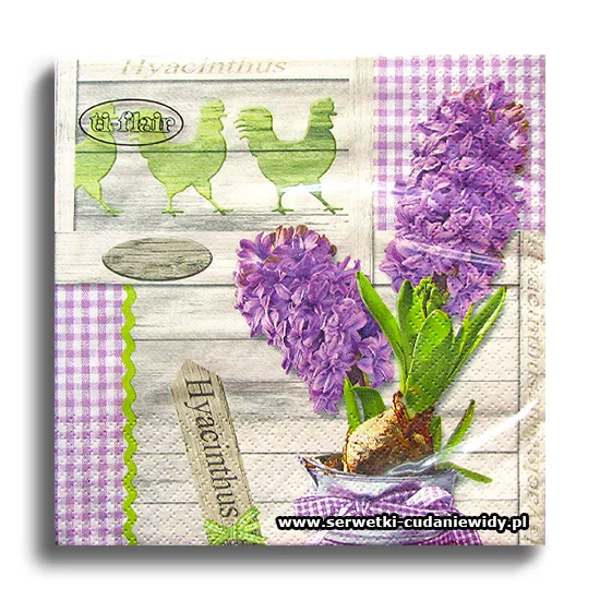 9721PACZKA Lilac Hyacinthus