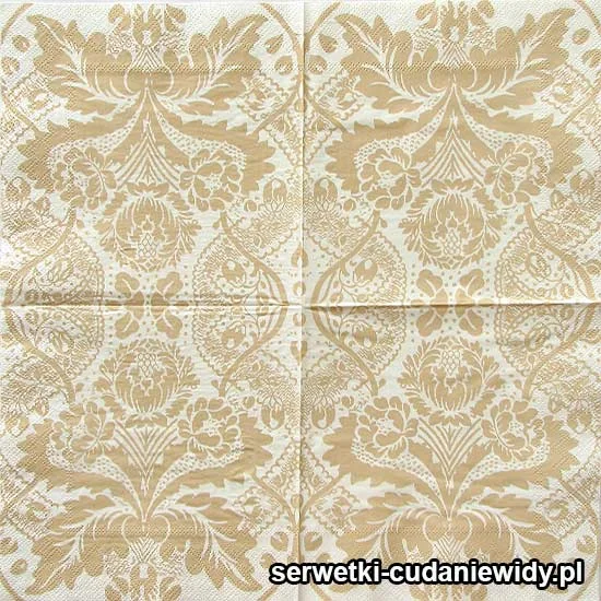 97685 Złoty Ornament Na Kremie