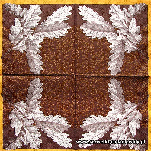 9801 Vintage Oak Leaves