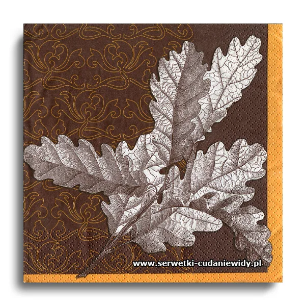 9801PACZKA Vintage Oak Leaves