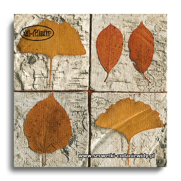 9804PACZKA Autumn Leaves Gold