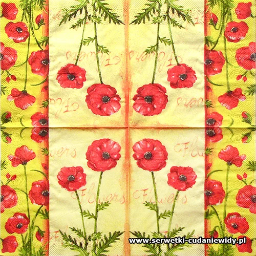 9859 Poppies Yellow