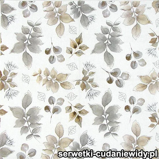 9877 Liście W Modnym Kolorze