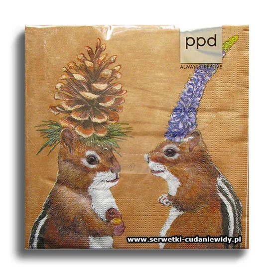 9895PACZKA Chipmunk Courtship