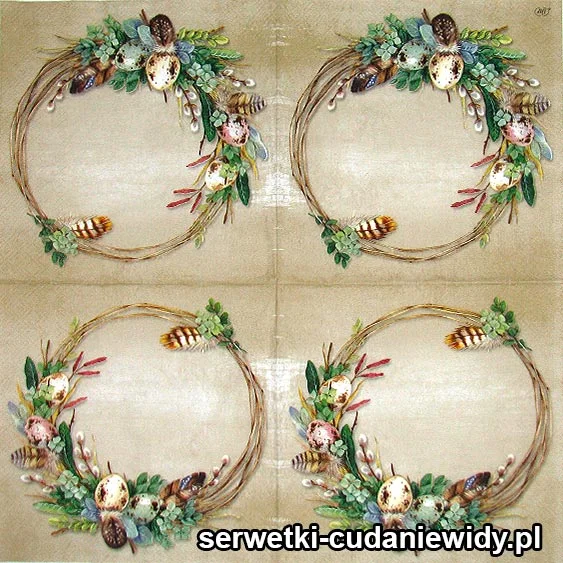 9904 Elegancki Wianek Świąteczny