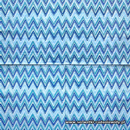 99120 Zigzag Stripes Blue