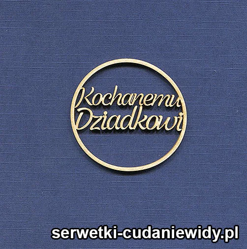 BAB11 Kółko Ozdobne Z Tekturki