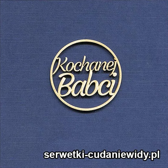BAB12 Kółko Ozdobne Z Tekturki