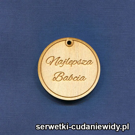 BAB14 Kółko Ozdobne Ze Sklejki
