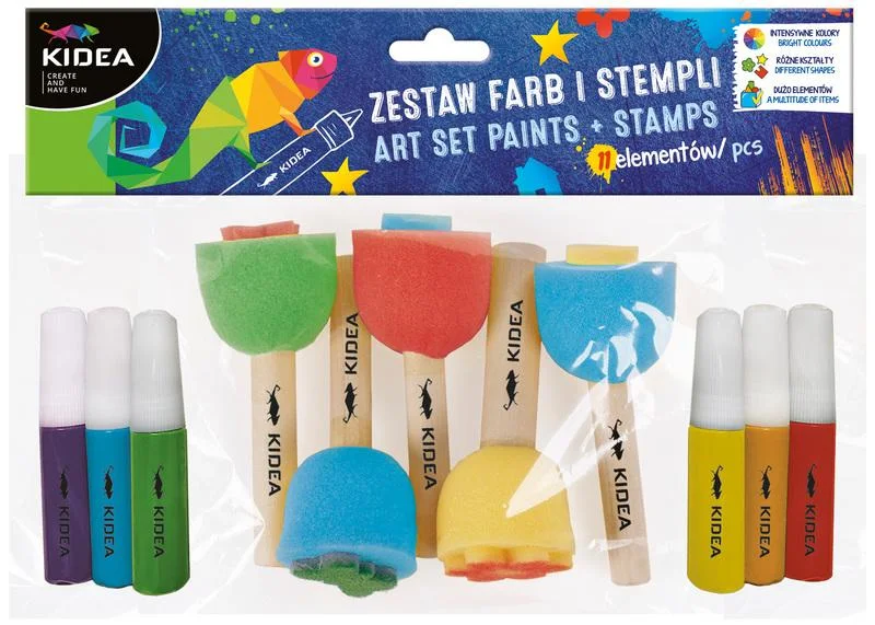 DRF090082 Zestaw Farb I Stempli A 11-El.