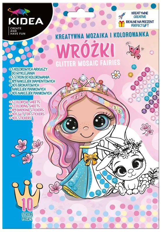 DRF098798 Mozaika I Kolorowanka Wróżki
