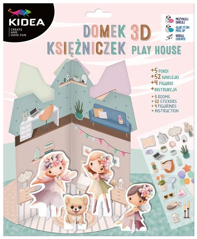 DRF700064 Domek Dla Księżniczek 3D