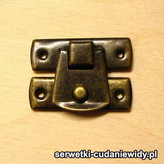 OKU001 Zameczek Do Szkatułki Patynowany