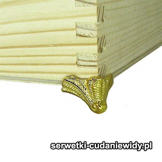 OKU294 Nóżki Metalowe Złote Kpl.4 Sztuki