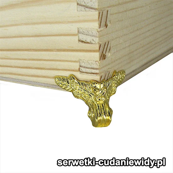 OKU295 Nóżki Metalowe Złote Kpl.4 Sztuki