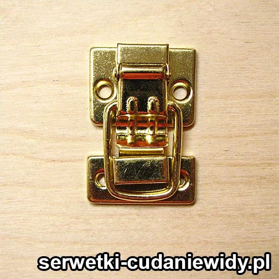 OKU322 Zameczek Prawie Zatrzask Do Szkatułki Złoty