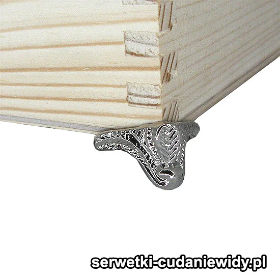 OKU544 Nóżki Metalowe Srebrne Kpl.4 Sztuki