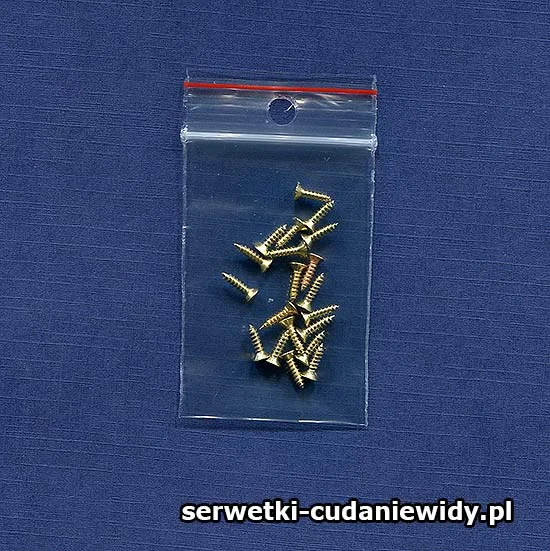 OKU665 Wkręciki Złote Metalowe 20 Szt