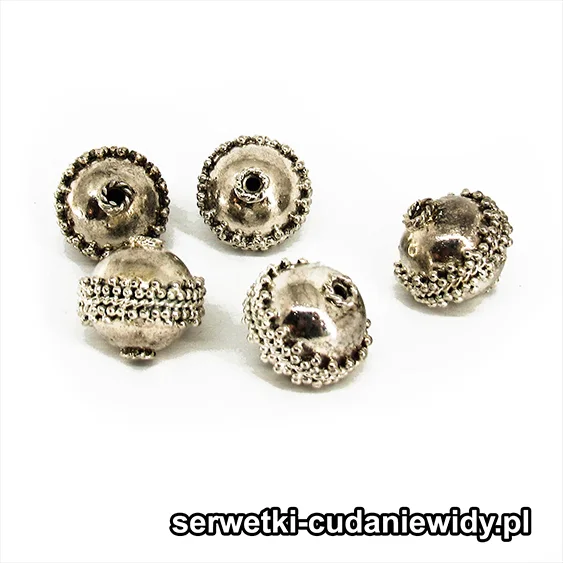 OKU829 Ozdobna Końcówka-Kula Do Dużych Bombek I Jajek Oraz Chwostów.