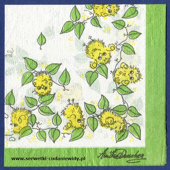 OLD086 Serwetka Z Lat 60 -Tych