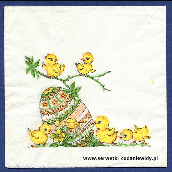 OLD089 Serwetka Z Lat 60 -Tych