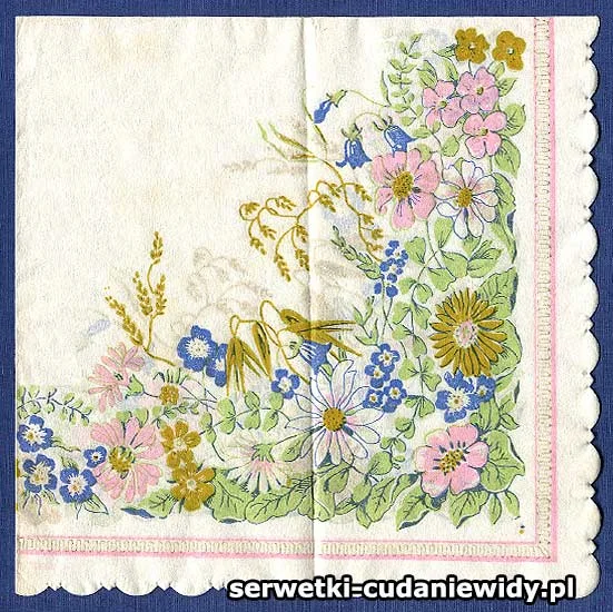 OLD1048 Serwetka Z Lat 70 -Tych