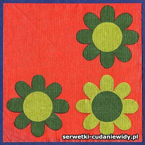 OLD1276 Serwetka Z Lat 70 -Tych