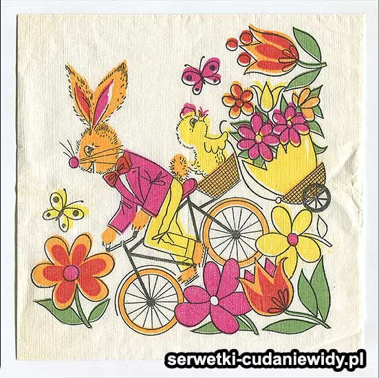 OLD1830 Serwetka Z Lat 80 -Tych