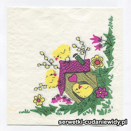 OLD2303 Serwetka Z Lat 60-Tych