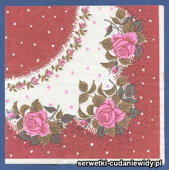 OLD2337 Serwetka Z Lat 70 -Tych
