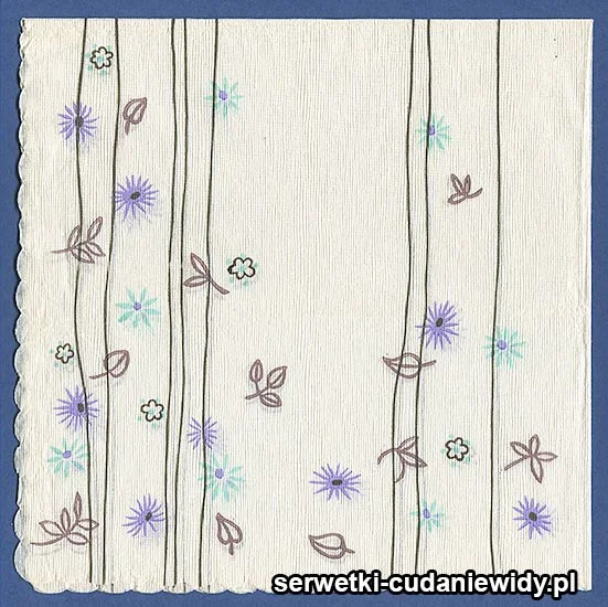 OLD2387 Serwetka Z Lat 70 -Tych