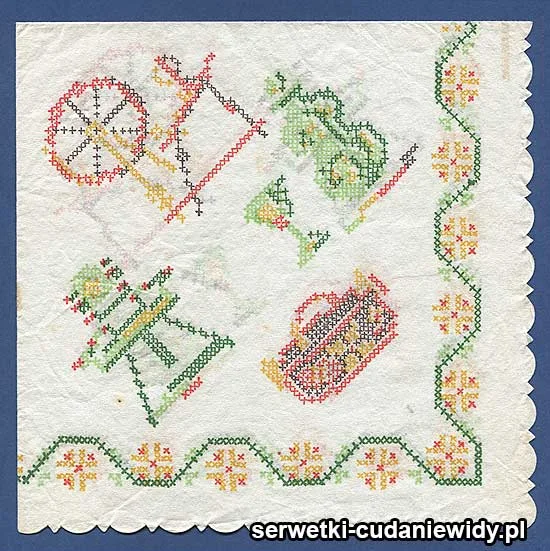 OLD2486 Serwetka Z Lat 60 -Tych