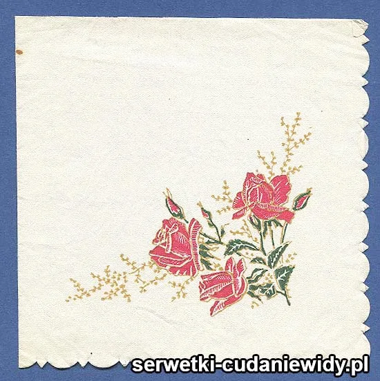 OLD2497 Serwetka Z Lat 60 -Tych
