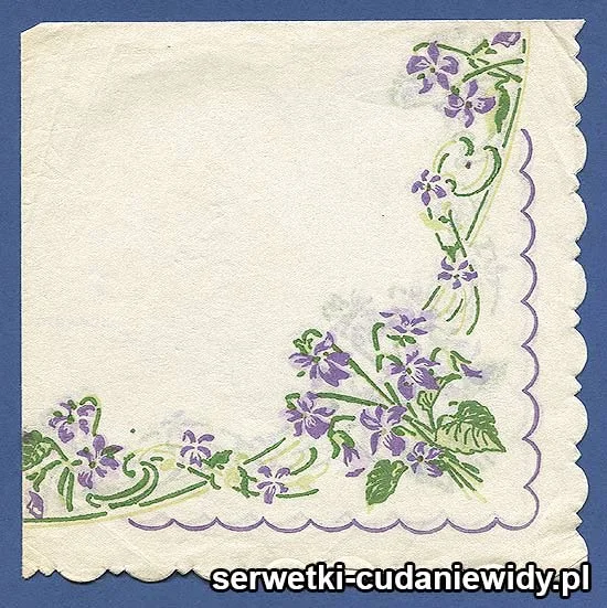 OLD2504 Serwetka Z Lat 60 -Tych