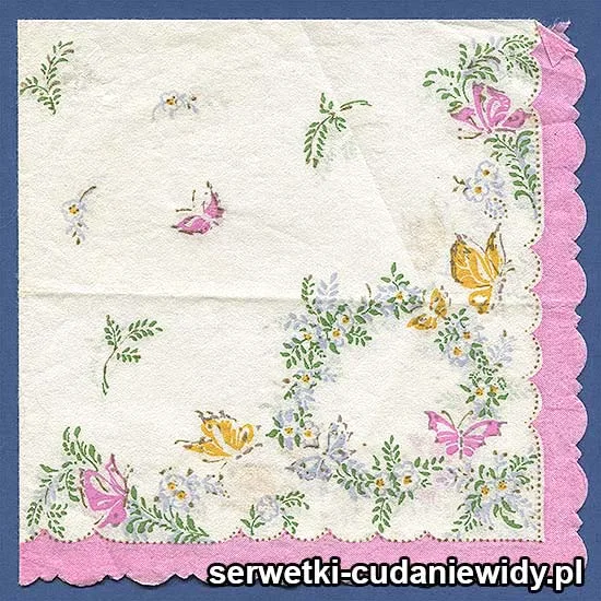 OLD2526 Serwetka Z Lat 60 -Tych