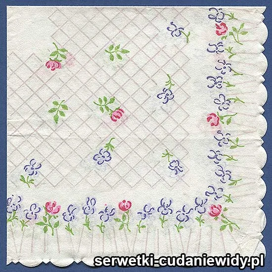 OLD2532 Serwetka Z Lat 60 -Tych