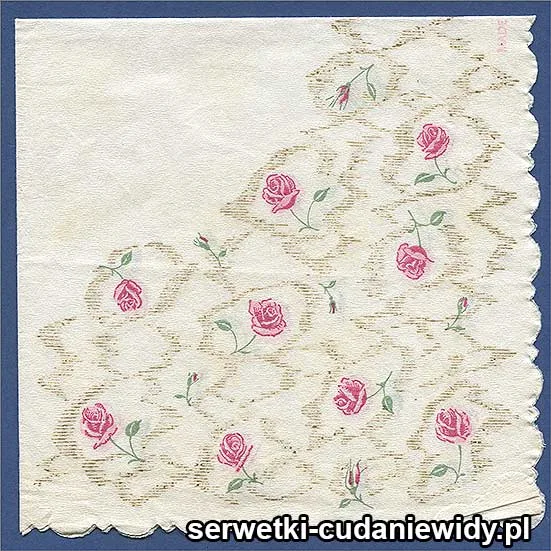 OLD2539 Serwetka Z Lat 60 -Tych