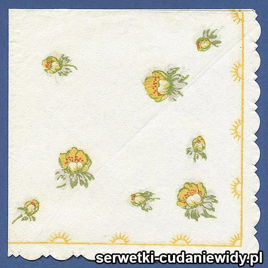 OLD2545 Serwetka Z Lat 60 -Tych