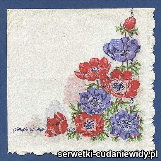 OLD2547 Serwetka Z Lat 60 -Tych