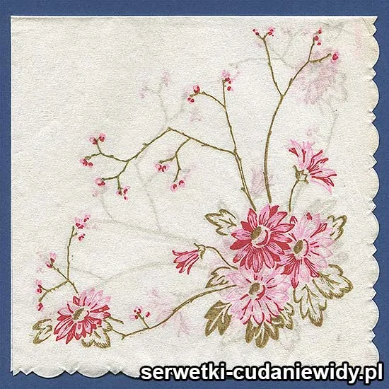 OLD2549 Serwetka Z Lat 60 -Tych