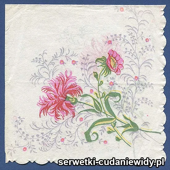 OLD2550 Serwetka Z Lat 60 -Tych