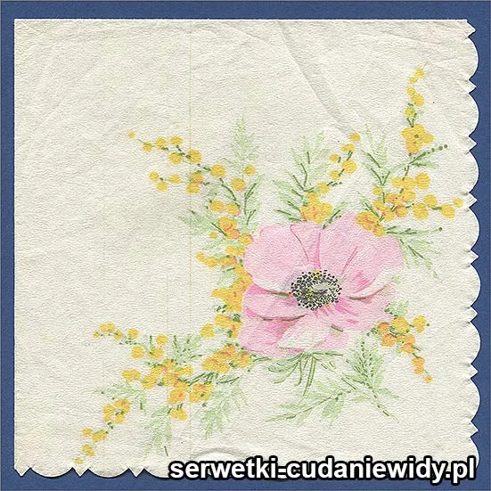 OLD2567 Serwetka Z Lat 60 -Tych